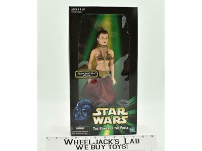 Princess Leia With Slave Chain 1999 NEW MISB POTF2 Star Wars Hasbro