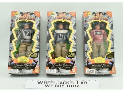 The Three Stooges Three Little Pigskins MISB Set of 3 1995 Exclusive Premiere