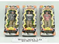 The Three Stooges Three Little Pigskins MISB Set of 3 1995 Exclusive Premiere