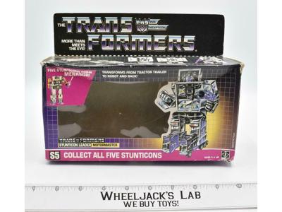 Motormaster EMPTY BOX 1986 Vintage G1 Transformers Action Figure