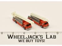 Lot of Two Firetrucks 1989 Vintage Galoob Micro Machines