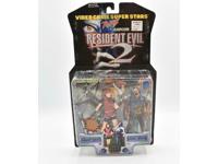 Claire Redfield &amp; Zombie Cop NEW MOSC Resident Evil 2 Toy Biz 1998 Figure Set