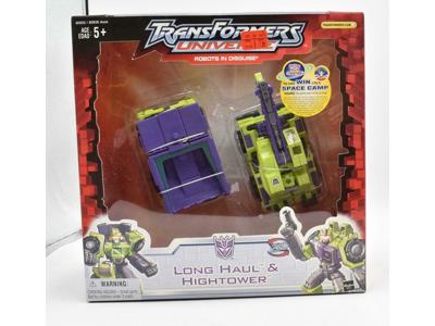 Long Haul &amp; Hightower MISB NEW Transformers Universe 2004 RID Hasbro Figure