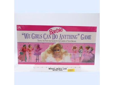 We Girls Can Do Anything Game Barbie 1991 Golden Mattel NEW MISB SEALED