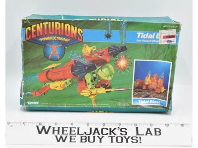 Tidal Blast Weapon System W/BOX Complete NR MINT SET 1986 Centurions Kenner