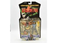Jill Valentine &amp; Web Spinner NEW MOSC Resident Evil Toy Biz 1998 Figure Set