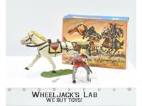 8854 Mounted Cavalry Soldier Norman W Axe Toy Soldiers Elastolin 70MM W/BOX