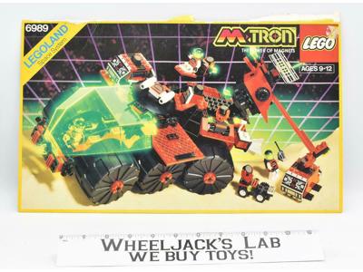 6989 Space M Tron Mega Core Magnetizer Empty Box Front Vintage Lego Legoland