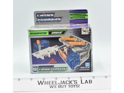 Airwave MIB 100% Complete 1989 Vintage G1 Transformers Action Figure