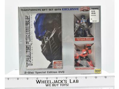 Transformers NEW DVD 2007 Paramount Best Buy Exclusive Gift Set W/Heroes