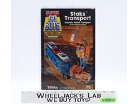 Staks Transport CAS GRADED 85+ Super Go Bots 1985 Tonka Figure NEW SEALED