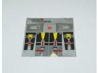 Doublecross Decal Sticker Sheet G1 Transformers 1987 Vintage Hasbro