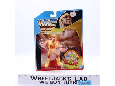 Hulk Hogan Gorilla Press Slam WWF Wrestling 1990 Hasbro Figure NEW MOSC SEALED