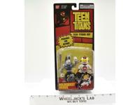 Wildebeest &amp; Menos MOSC NEW Teen Titans 2005 Bandai DC Super Heroes Figure