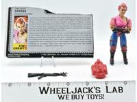Zarana V1 100% Complete GI Joe 1986 Hasbro Action Figure Vintage