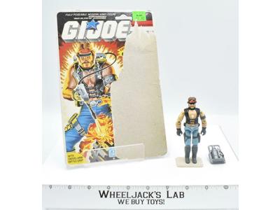 Dreadnok Torch W/Cardback GI Joe 1985 Hasbro Action Figure Vintage