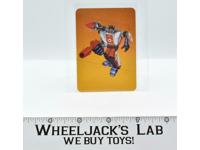 Red Alert Card 13 Variant Color Transformers Action Trading Cards 1985 G1