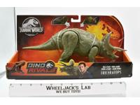 Triceratops Dual Attack Jurassic World NEW MIB 2018 Mattel Action Figure