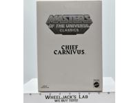 Chief Carnivus MOSC w/ Mailer He-Man Masters of the Universe 2010 MOTUC Mattel