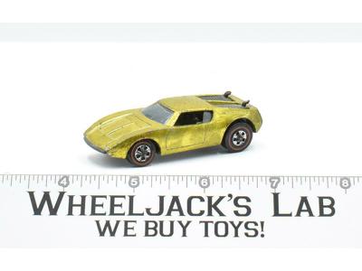 AMX/2 Yellow 1971 Redline Hot Wheels Mattel Vintage RL