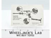 Megatron Action Figure Instruction Assembly Sheet 1984 G1 Vintage Transformers