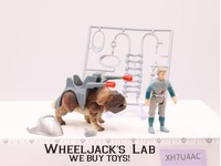 Protoceratops W/ Kanon 100% Complete Dino Riders 1987 Tyco Vintage Action Figure