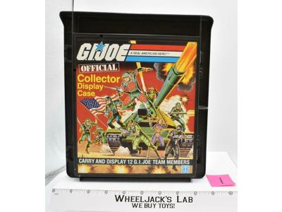 Collector Display Case #1 Carry Storage w/Straps UNBROKEN GI Joe Action Figure