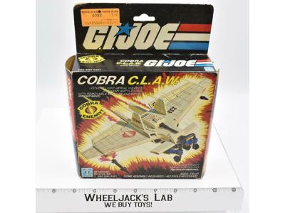 Cobra Claw Aerial Vehicle W/Box Complete GI Joe 1983 Action War Hasbro Vintage