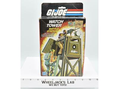 Watch Tower Battle Station w/ Box Complete GI Joe 1984 Action Hasbro
