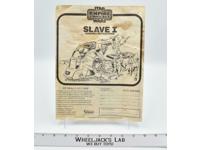 Slave I Assembly Instructions ESB Star Wars 1980 Kenner Vintage