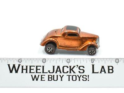 Classic '36 Ford Coupe Orange 1969 Redline Hot Wheels Mattel Vintage RL