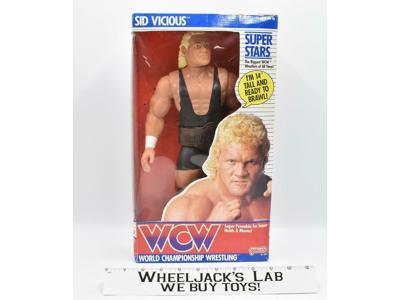 14" Sid Vicious John Simon Ritchie Wrestling MISB WCW 1990 Galoob Vintage
