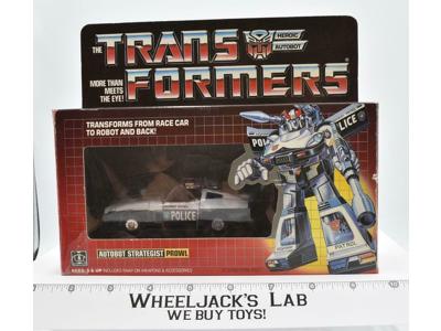 Prowl MIB 100% Complete 1985 Vintage G1 Transformers Action Figure