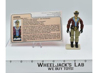 Keel-Haul USS Flagg Admiral v1 GI Joe Vintage 1985 Hasbro Action Figure