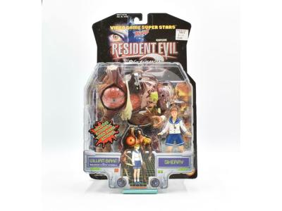 William Birkin &amp; Sherry  NEW MOSC Resident Evil Toy Biz 1998 Figure Set