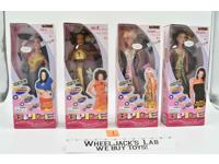 Spice Girls Singing #1 Doll Set of 4 dolls MISB 1998 Street Life Virgin Records