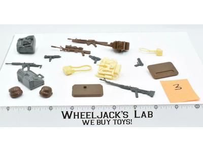 Lot #3 Battle Gear Accessory Pack 5 Set 1987 Weapons Guns Gi Joe Vintage