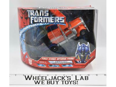 First Strike Optimus Prime Allspark #2 Voyager Movie 2007 NEW MISB Transformers