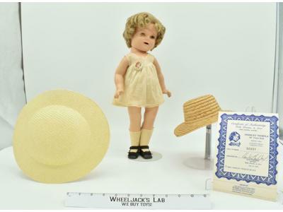 The World's Darling Shirley Temple Button and Doll 17" Vintage Doll Collection