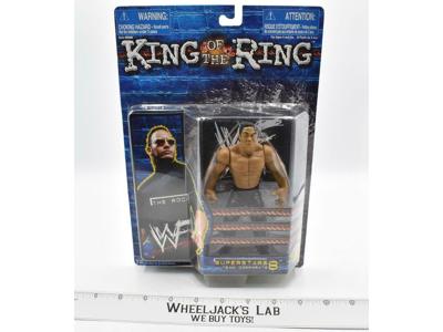 The Rock King of the Ring Superstars Team Corporate 8 Jakks Pacific WWF 1999