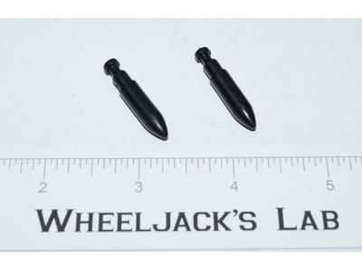 Wheeljack 2x Missiles Rockets Vintage Hasbro G1 Transformers 1984 Action Figure
