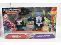 Optimus Prime &amp; Megatron MISB NEW Transformers Energon RID 2004 Action Figure