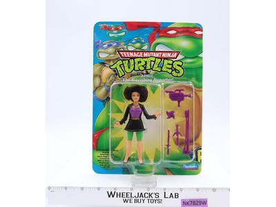 April Ravishing Reporter Teenage Mutant Ninja Turtles TMNT 1992 UNPUNCHED MOSC
