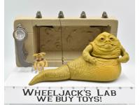 Jabba's Throne Room Action Figure Playset W/Special Crumb 1983 ROTJ Star Wars