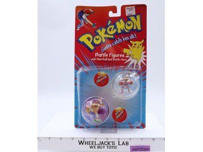 Battle Figures W/ Poke Ball and Battle Discs Hitmonlee Hitmonchan Pokemon NEW