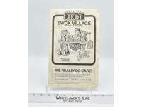 Ewok Village Assembly Instruction Sheet ROTJ Star Wars 1983 Kenner