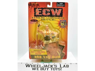 Rob Van Dam 6" AUTOGRAPHED ECW Hardcore MOSC 1999 Toymakers Action Figure