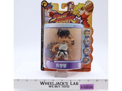 Ryu 5" Street Fighter Jr. Round One 1999 Capcom Resaurus NEW MOC Unused