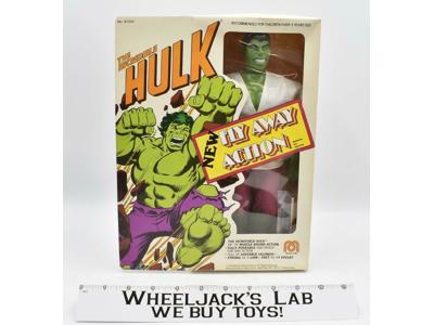 The Incredible Hulk 12" New Fly Away Action MIB NRFB 1978 Mego Vintage Figure