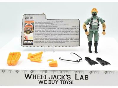 Wet-Suit V1 100% Complete 1986 GI Joe ARAH Hasbro Vintage Action Figure